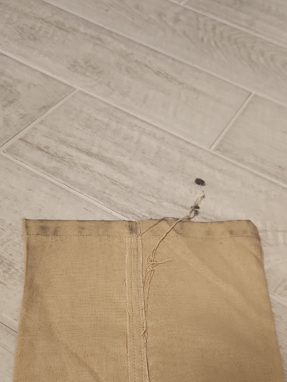 Khaki Casual Straight-Leg Pants Size 6 - Picture 5 of 6